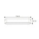 Spot LED Lounge Seria ET16 6W pentru sina magnetica 48V CCT