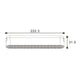Spot LED pentru hol Seria ET16 12W pentru pista magnetica Negru 48V