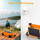 Proiector LED portabil cu baterie Power Bank de 30 W