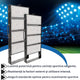 Spot LED modular pentru stadion 1000W 25º
