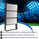 Spot LED modular pentru stadion 750W 25º
