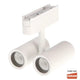 Spot LED seria ET16 8W*2 pentru pista magnetica Negru 48V