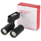 Spot LED seria ET16 8W*2 pentru pista magnetica Negru 48V