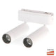 Spot LED seria ET16 7W*2 pentru pista magnetica Negru 48V