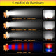 Proiector solar portabil LED cu baterie Power Bank 50W