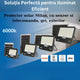 Proiector proiector LED solar 150W Milano - imagine 9