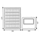 Proiector proiector LED solar 50W Milano