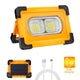 Proiector solar portabil LED cu baterie Power Bank 50W
