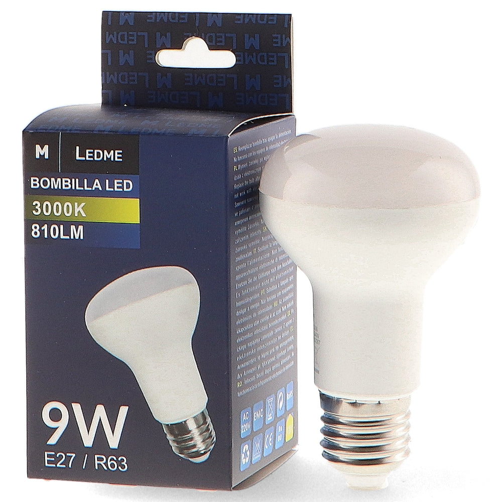 Bec LED E27 R63 9W