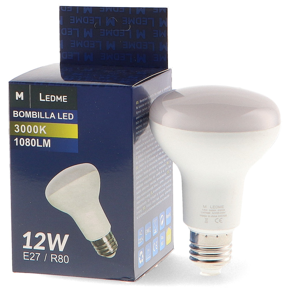 Bec LED E27 R80 12W
