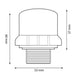 Senzor de mișcare radar IP65 pentru seria A LED High Bay