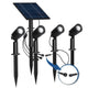 Kit de 4 spoturi LED solare cu Roxi Spike
