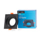Aro Fijo Cuadrado Negro Serie Infinity Para Gu10/mr16 - imagine 4