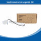 Downlight LED de urgență 3W