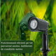 Kit de 4 spoturi LED solare cu Roxi Spike