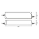 Sursa de alimentare exterior pentru benzi LED 100W 24VDC IP66