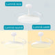 Ventilator de tavan LED Yeray alb