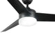 Ventilator de tavan cu LED Black Curve
