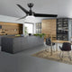 Ventilator de tavan cu LED Black Curve