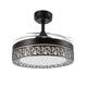Ventilator de tavan cu LED Black Aqua