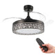 Ventilator de tavan cu LED Black Aqua