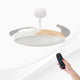 Ventilator de tavan LED Yeray alb