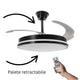 Ventilador de techo LED Black Count Ø107 cm