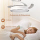 Ventilator de tavan cu LED alb Messe
