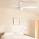 Ventilator de tavan LED Lin alb