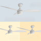 Ventilator de tavan LED Lin alb