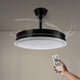 Ventilator de tavan cu LED Olga Alb