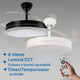 Ventilator de tavan cu LED Olga Alb