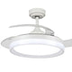 Ventilator de tavan LED Yeray alb