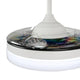 Ventilator de tavan LED Yeray alb