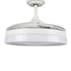 Ventilator de tavan LED Yeray alb