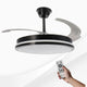 Ventilator de tavan cu LED Olga Alb