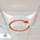 Ventilator de tavan Armstrong Square 68W