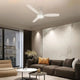 Ventilator de tavan cu LED Bass alb