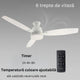 Ventilator de tavan cu LED Bass alb