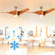 Fanton Wood LED Ventilator de tavan