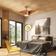 Fanton Wood LED Ventilator de tavan