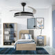 Ventilador de techo LED Black Count Ø107 cm