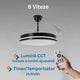 Ventilador de techo LED Black Count Ø107 cm