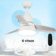 Ventilator de tavan LED Silence alb