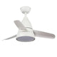Ventilator de tavan LED Silence alb