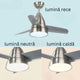 Ventilator de tavan Nickel Silence LED