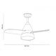 Ventilator de tavan LED Black Silence