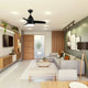 Ventilator de tavan LED Black Silence