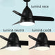Ventilator de tavan LED Black Silence