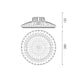 Lampa LED industriala  Inspire 100W LED UFO High Bay - EOL - imagine 3